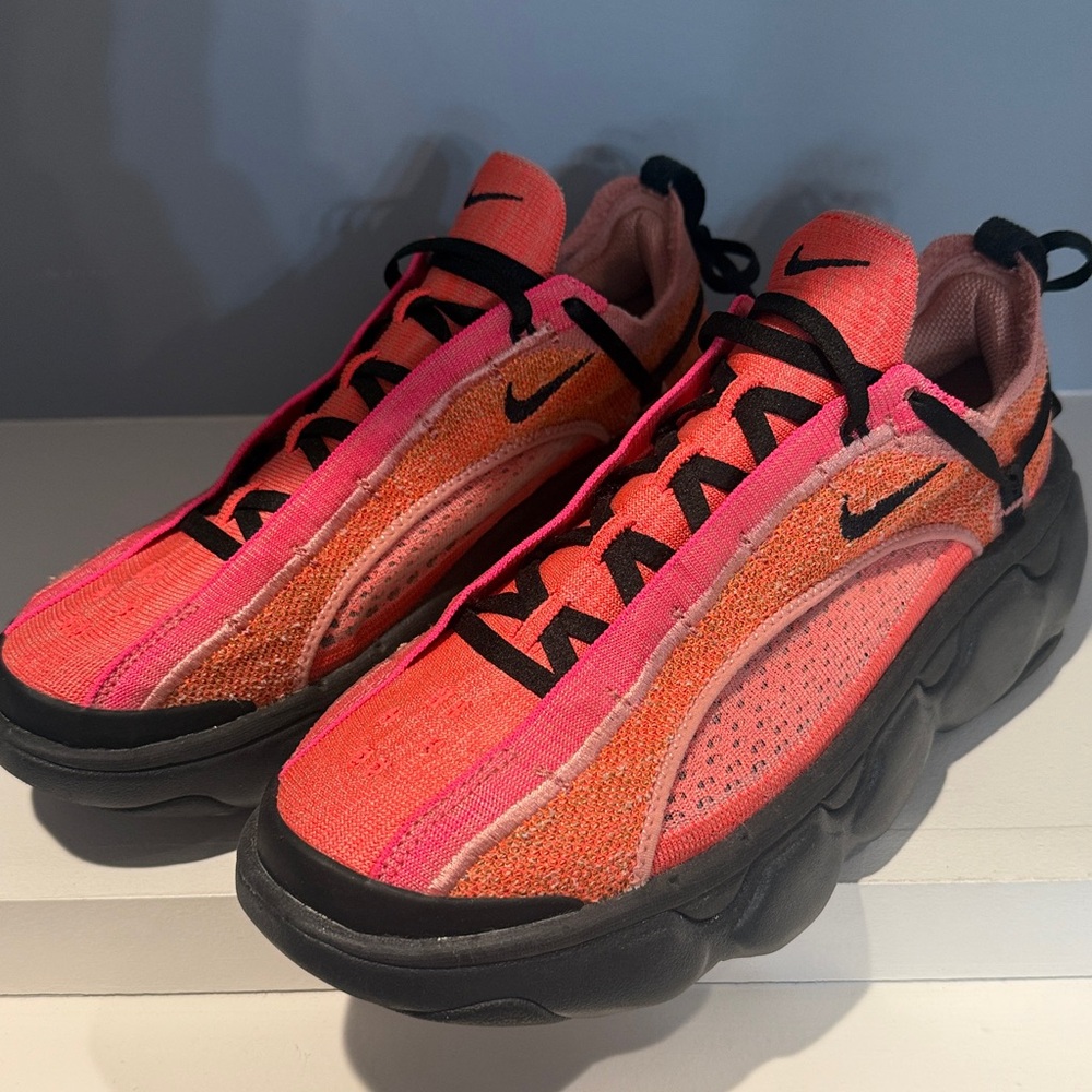 Nike Vibrant Pink and Black Athletic Shoes